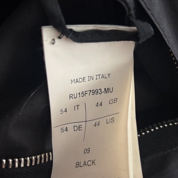 Rick Owens FW15 Sphinx Black Hooded Goose Down Parka Jacket - 54/Large - XL - Picture 6 of 16